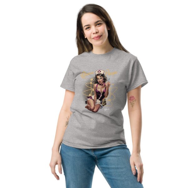 T-shirt en Coton - Pin-up Infirmière Espiègle – Image 4