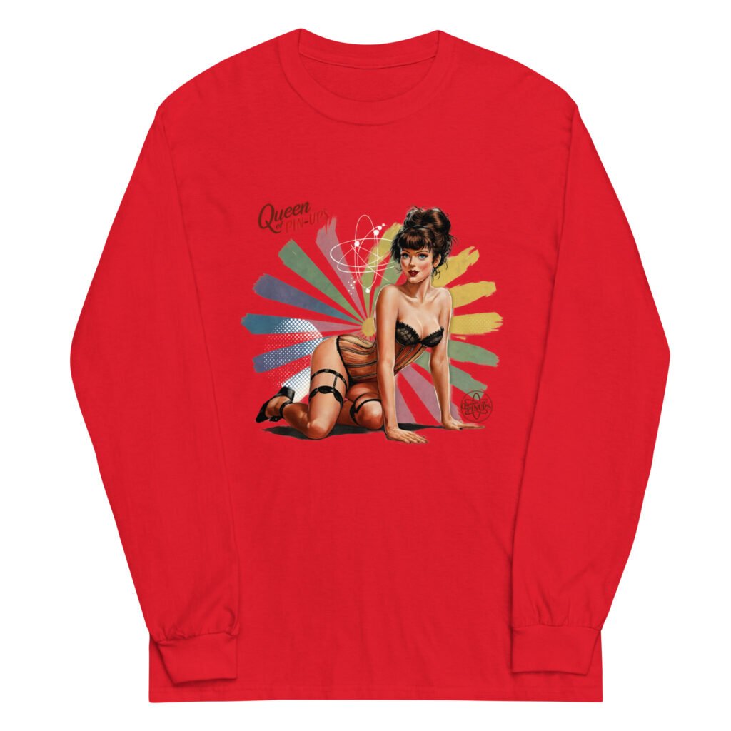 T-shirt à Manches Longues Pin-Up Corset