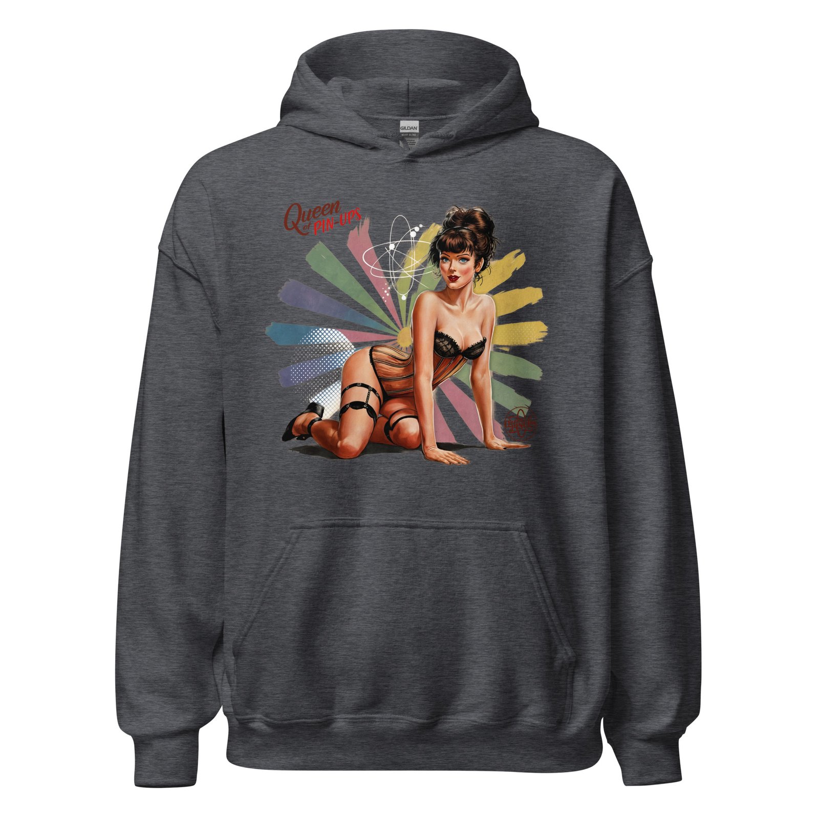 Sweatshirt Pin-Up Corset Audace vintage et féminité affirmée