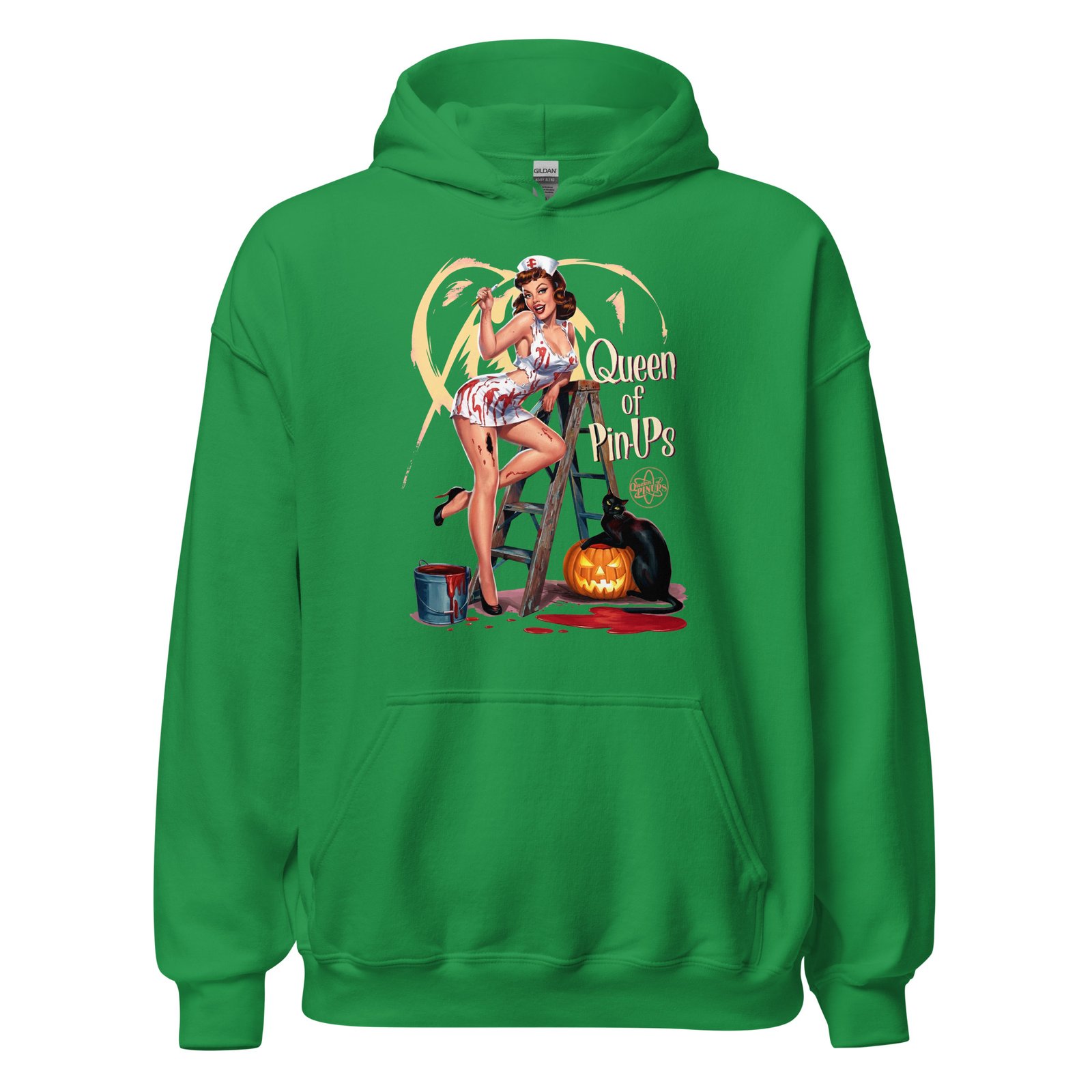Hoodie Pin-up Halloween et Citrouille 3 Queen of Pinups