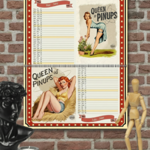 Queen of Pin-Ups 3 calendrier Queen of Pinups 2026