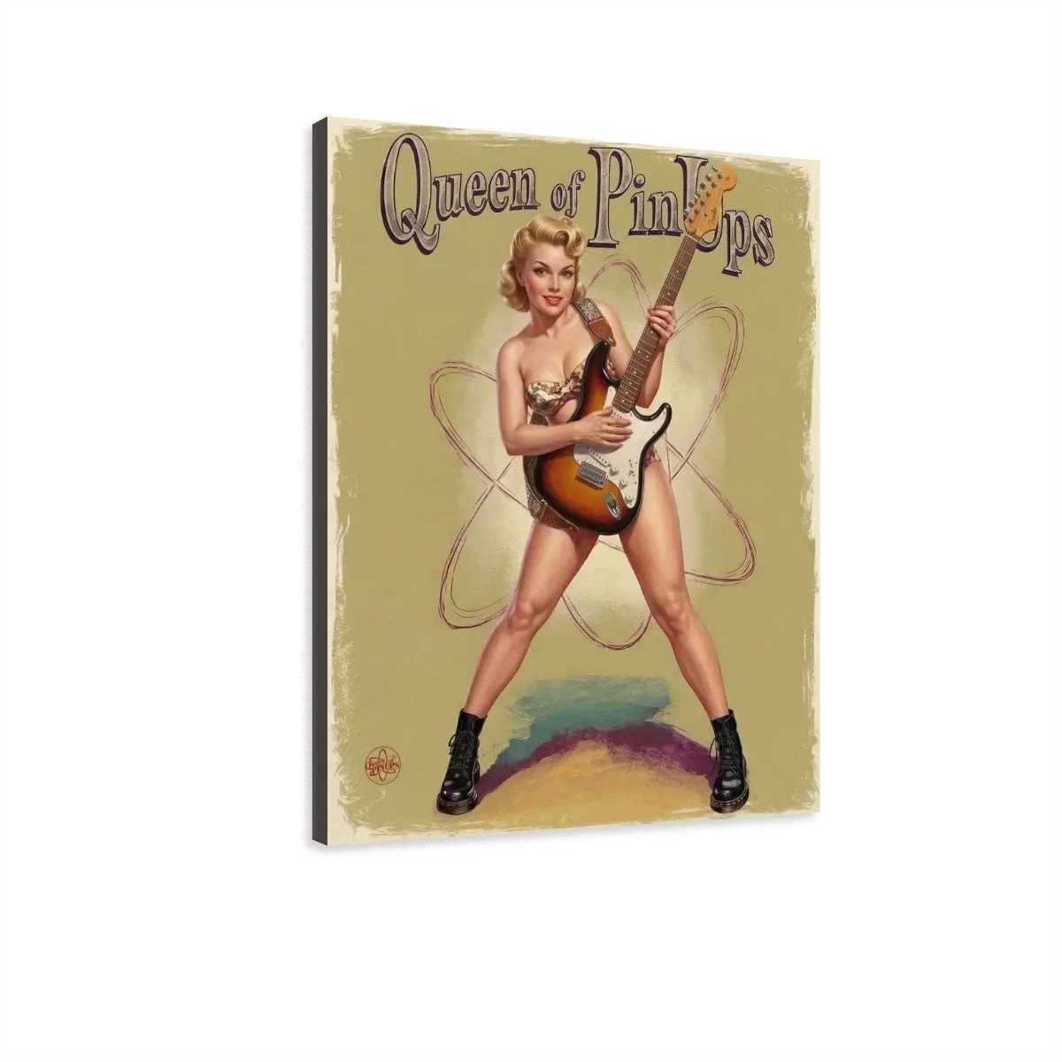 Toile Imprimée Pin-up Rock (4:5) 7 Toile Imprimée Pin-up Rock (4:5) – Image 4