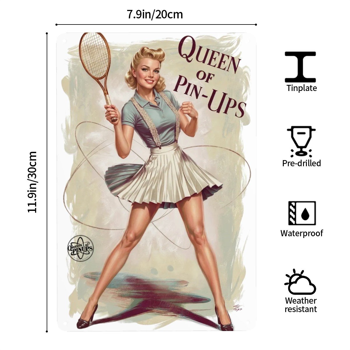Pin-Up Tennis Rétro 5 Pin-Up Tennis Rétro – Image 3