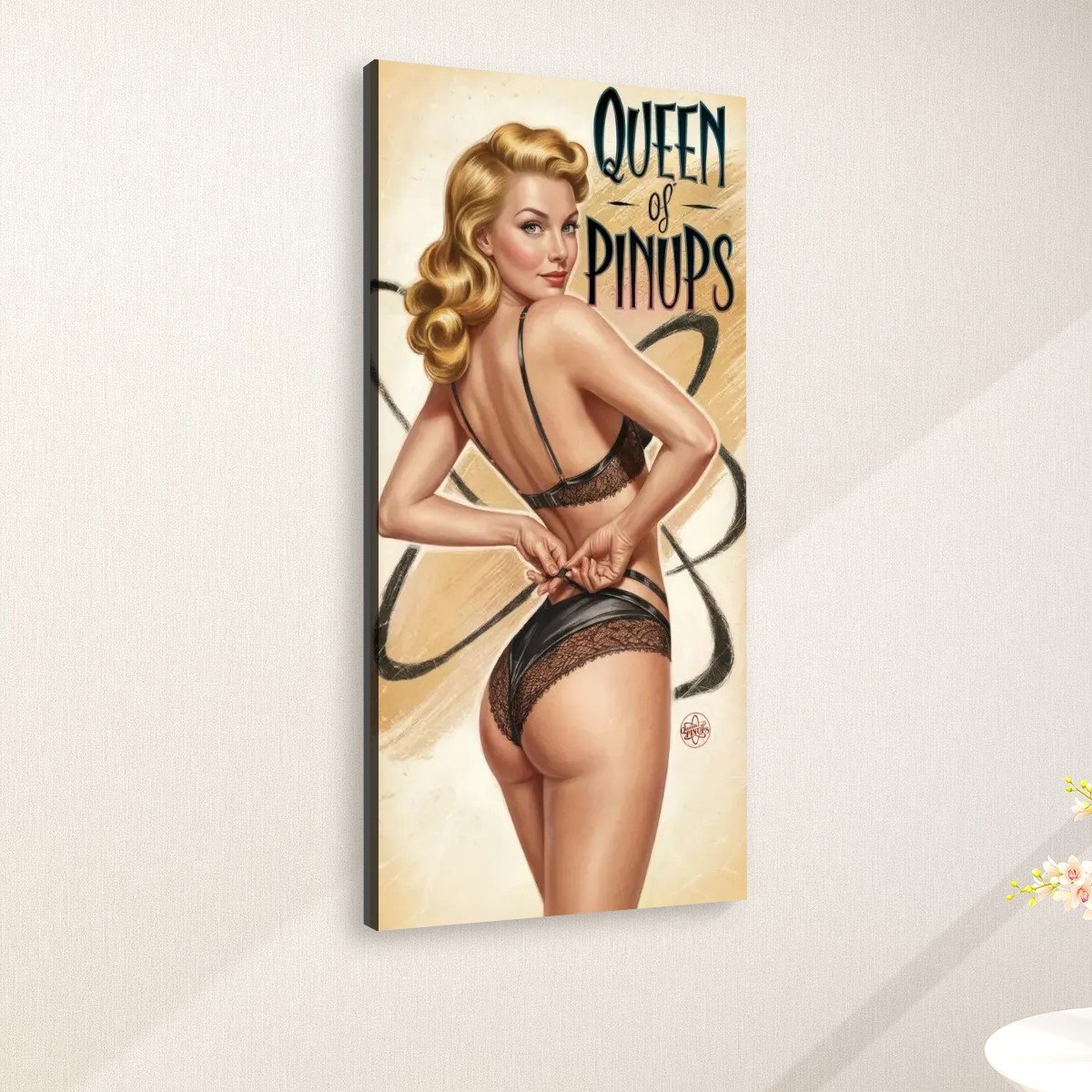 Toile imprimée Pin-up Lingerie 7 Toile imprimée Pin-up Lingerie – Image 4