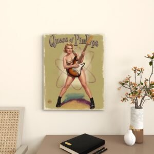 Toile Imprimée Pin-up Rock (4:5)