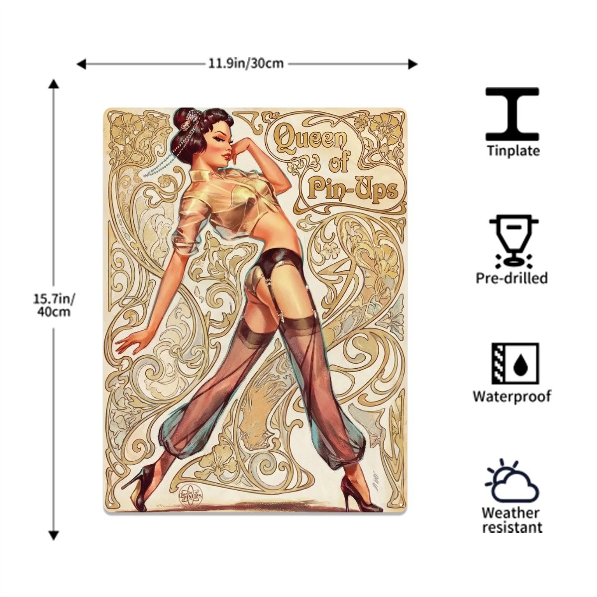 Pin-up Orientale Art Nouveau 5 Pin-up Orientale Art Nouveau – Image 5