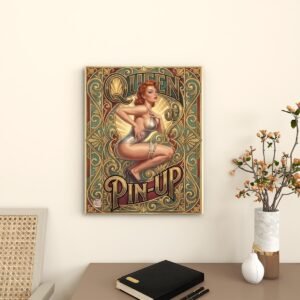 Tableau Toile Imprimée Pin-Up Art Deco