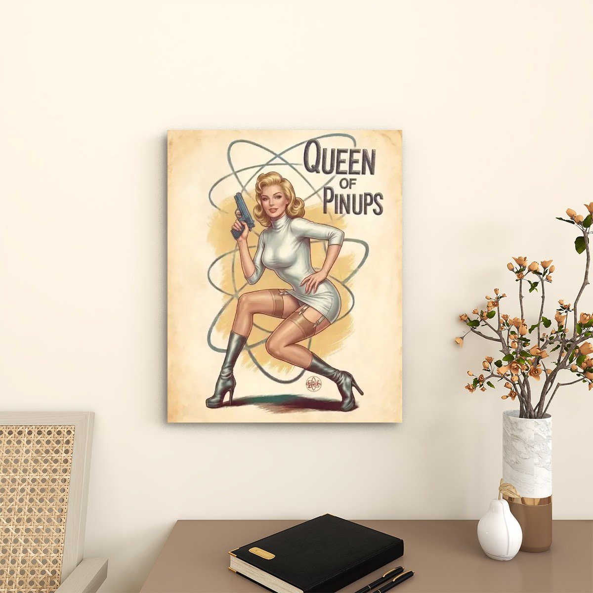 Toile Pin-up en Orbite 1 Toile Pin-up en Orbite