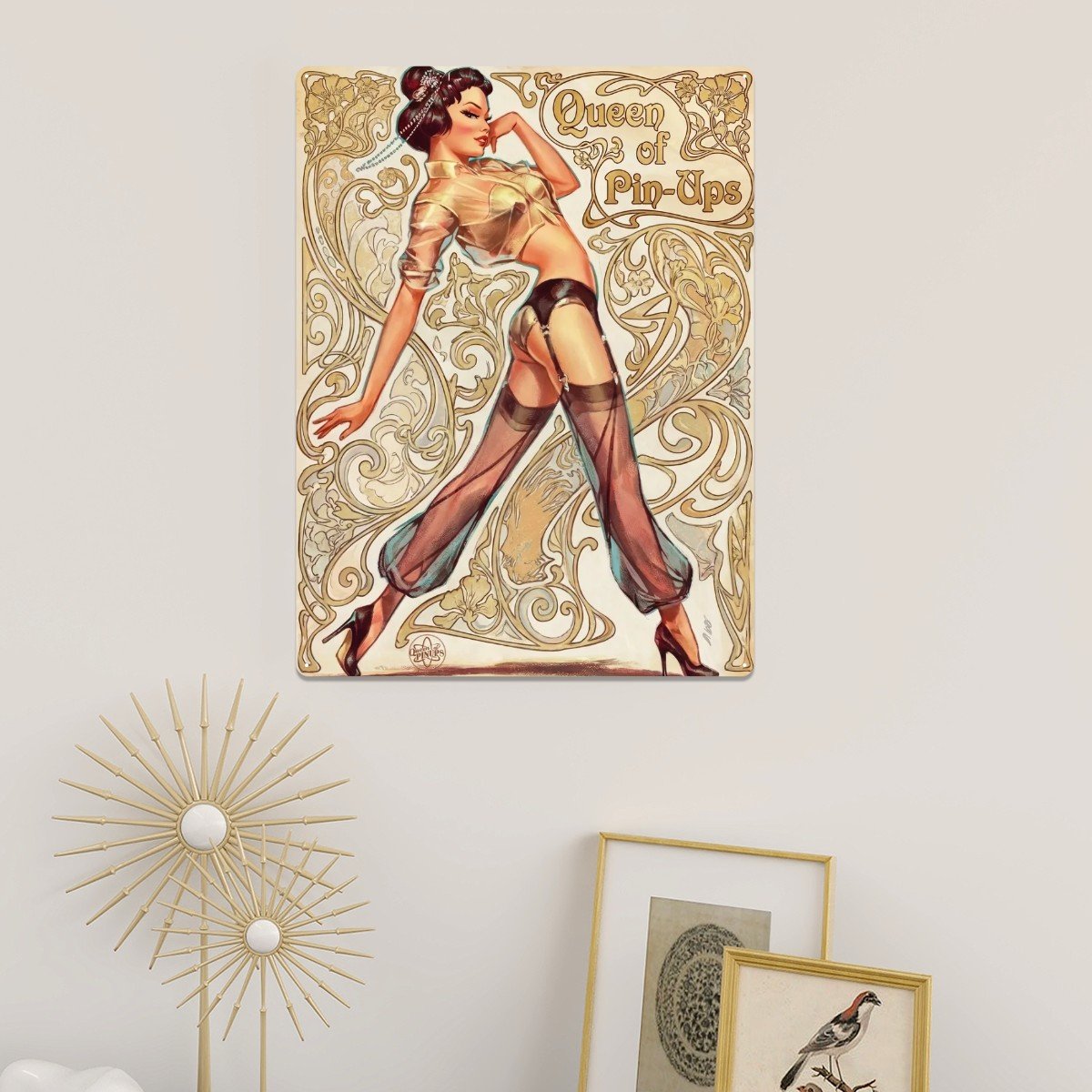 Pin-up Orientale Art Nouveau 2 Pin-up Orientale Art Nouveau – Image 2